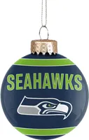 FOCO Seattle Seahawks Glass Ball Ornament