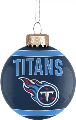 FOCO Tennessee Titans Glass Ball Ornament