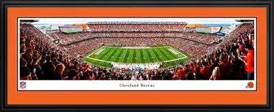 Blakeway Cleveland Browns Deluxe Panoramic Double Mat Photo Frame