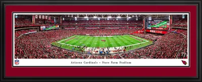 Blakeway Arizona Cardinals Deluxe Panoramic Double Mat Photo Frame