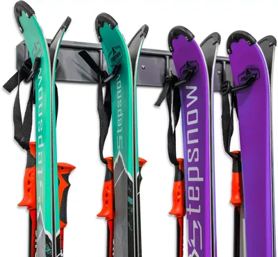 RaxGo Ski Board Rack 4 Hooks