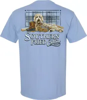 Southern Fried Cotton Mens Henry Short Sleeve T Shirt