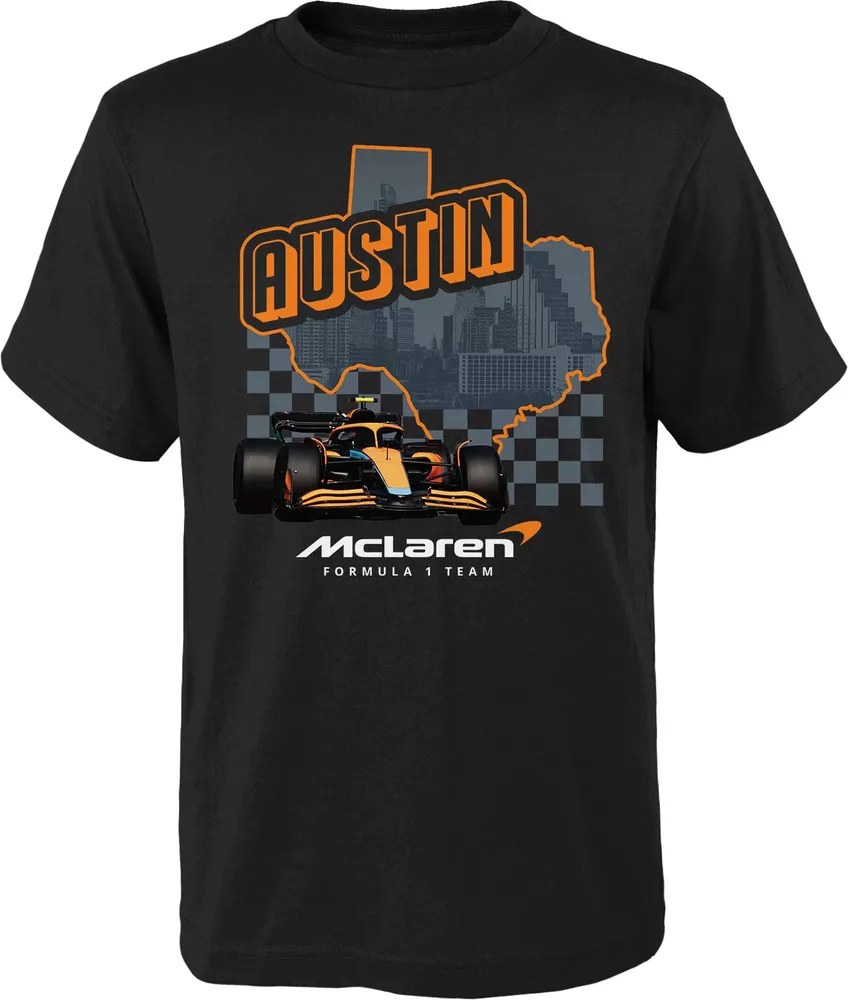 Nike Youth McLaren Racing Austin Circuit Grey T-Shirt