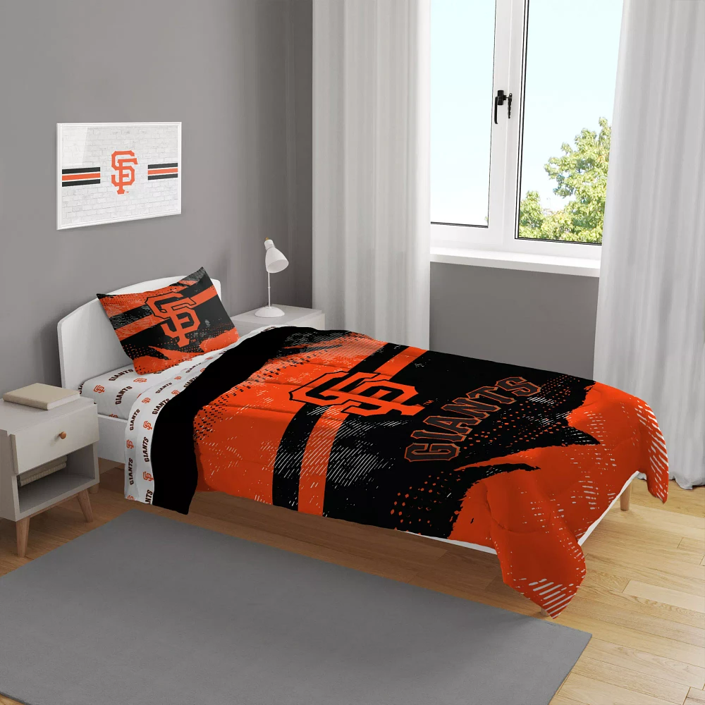 Pegasus Sports San Francisco Giants 4-Piece Twin Bedding Set