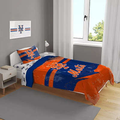 Pegasus Sports New York Mets 4-Piece Twin Bedding Set