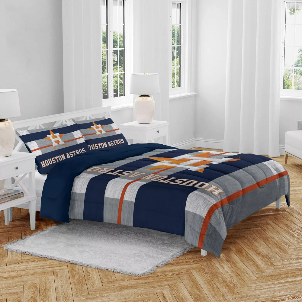 Pegasus Sports Houston Astros 3-Piece Queen Bedding Set