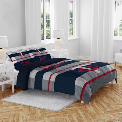 Pegasus Sports Minnesota Twins 3-Piece Queen Bedding Set