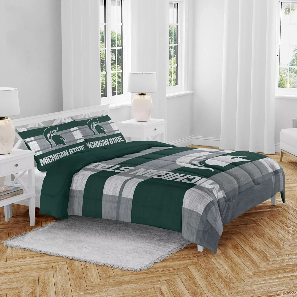 Pegasus Sports Michigan State Spartans 3-Piece Queen Bedding Set