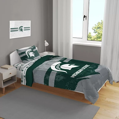 Pegasus Sports Michigan State Spartans 4-Piece Twin Bedding Set