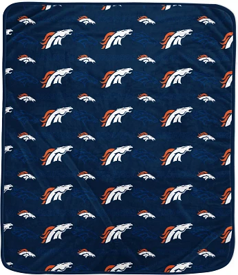 Pegasus Sports Denver Broncos Logo Blanket