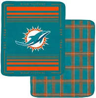 Pegasus Sports Miami Dolphins Double Sided Blanket