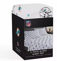 Pegasus Sports Miami Dolphins Sheet Set