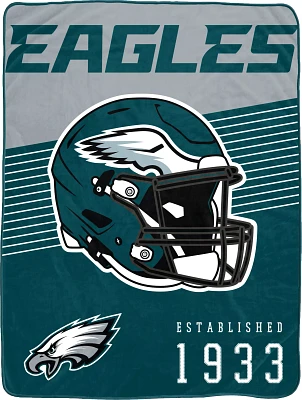 Pegasus Sports Philadelphia Eagles Helmet Stripes Blanket