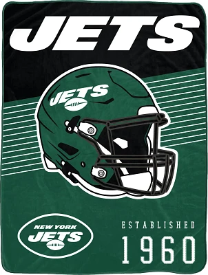 Pegasus Sports New York Jets Helmet Stripes Blanket