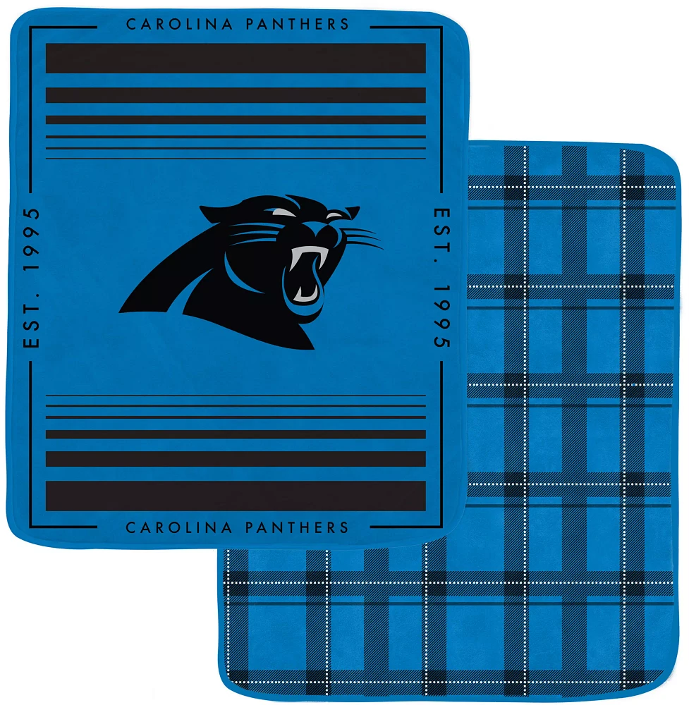 Pegasus Sports Carolina Panthers Double Sided Blanket