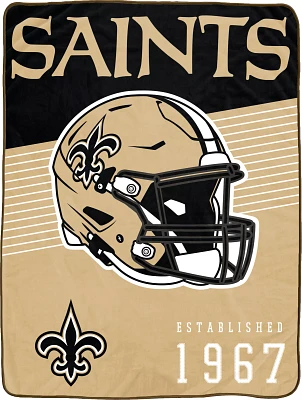 Pegasus Sports New Orleans Saints Helmet Stripes Blanket