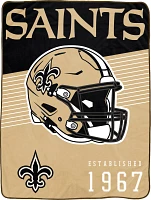 Pegasus Sports New Orleans Saints Helmet Stripes Blanket