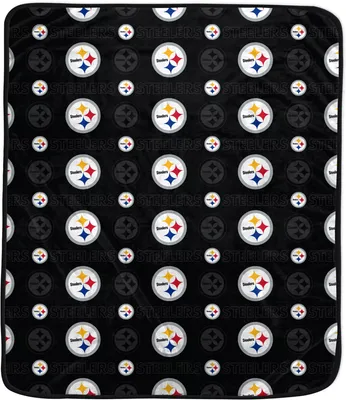 Pegasus Sports Pittsburgh Steelers Logo Blanket