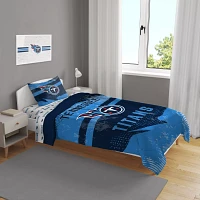 Pegasus Sports Tennessee Titans 4-Piece Twin Bedding Set