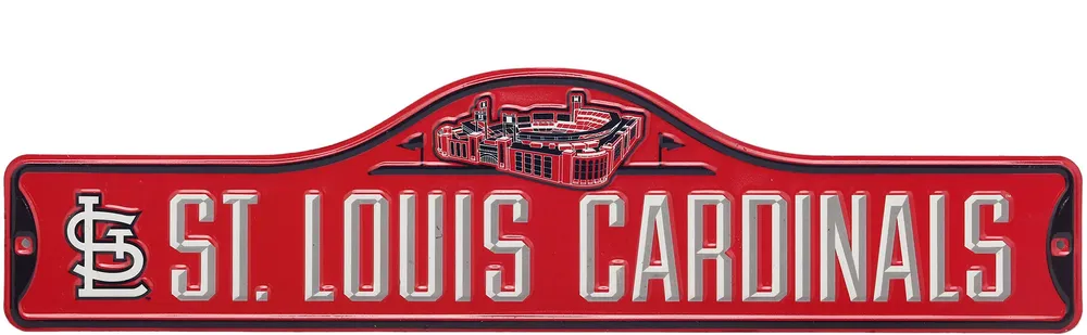 Open Road Brands St. Louis Cardinals Red Metal Street Sign