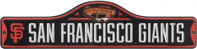 Open Road Brands San Francisco Giants Orange Metal Street Sign
