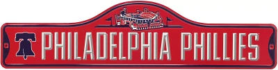 Open Road Brands Philadelphia Phillies Red Metal Street Sign