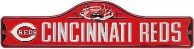 Open Road Brands Cincinnati Reds Red Metal Street Sign