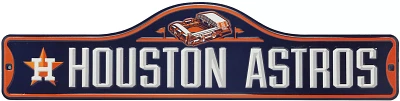 Open Road Brands Houston Astros Orange Metal Street Sign