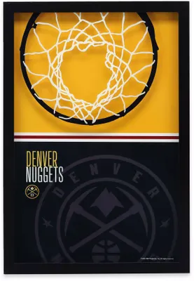Open Road Denver Nuggets Printed Glass Sign