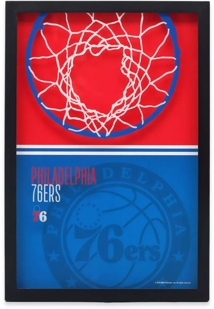 Open Road Philadelphia 76ers Printed Glass Sign