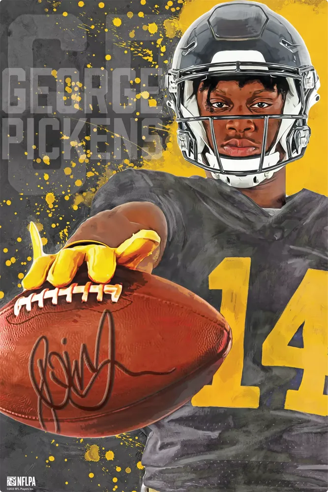 Open Road Pittsburgh Steelers George Pickens 13'' x 20'' Canvas