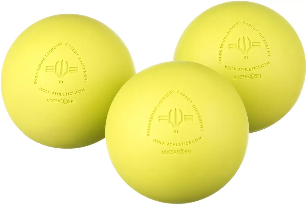 Wolfe Athletics PLL Lacrosse Ball - 3 Pack