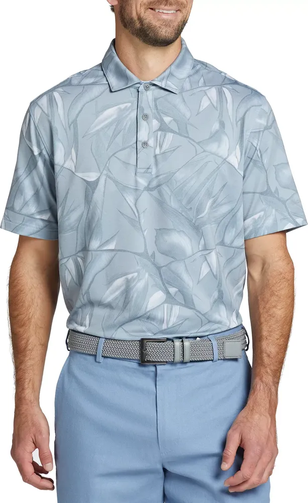 Walter Hagen Men's Clubhouse Airbrush Print Golf Polo