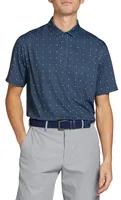 Walter Hagen Men's Performance 11 Micro Geo Print Golf Polo