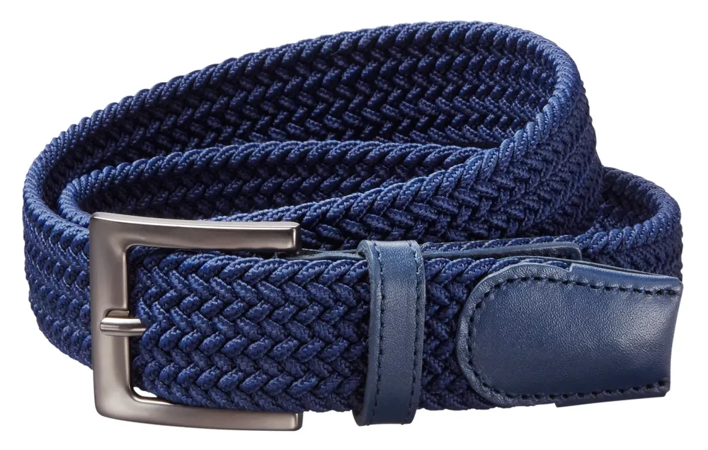 Walter Hagen Men's Solid Braided Golf Belt