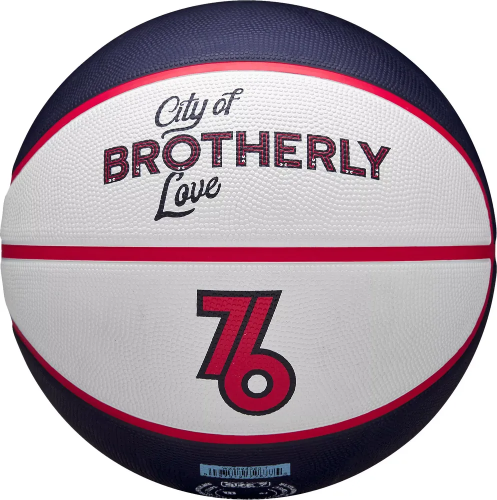 Wilson 2023-24 City Edition Philadelphia 76ers Full Size Icon Basketball