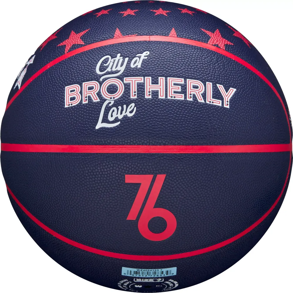 Wilson 2023-24 City Edition Philadelphia 76ers Full Size Collector Basketball