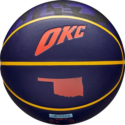 Wilson 2023-24 City Edition Oklahoma City Thunder Full Size Collector Basketball