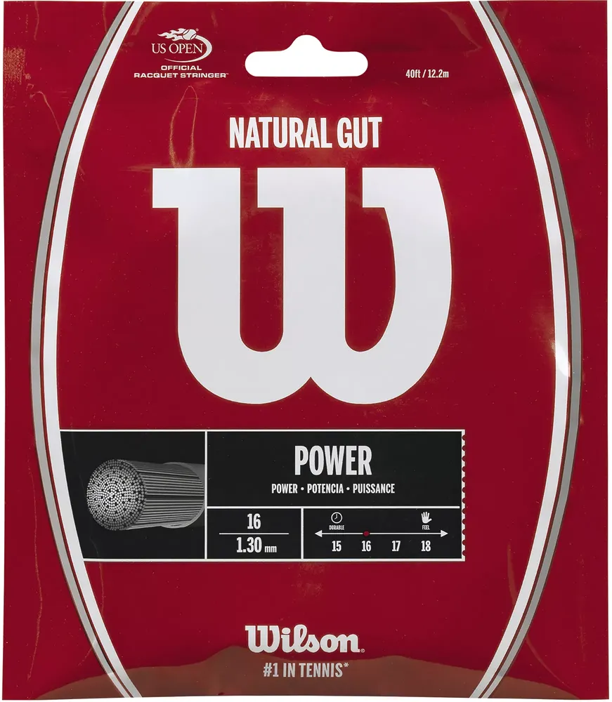 Wilson Natural Gut 16 Tennis String