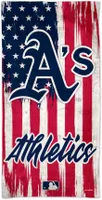 Wincraft MLB Oakland Athletics Patriotic Spectra Beach Towel