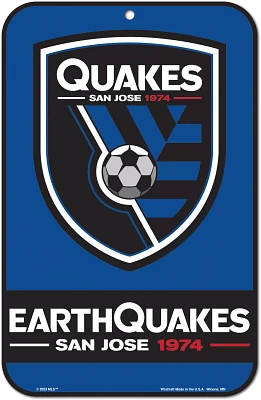 WinCraft San Jose Earthquakes Plastic Sign