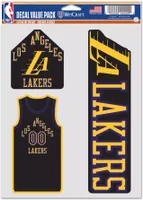 WinCraft 2023-24 City Edition Los Angeles Lakers 3pack Decal Stickers