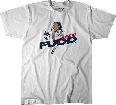 BreakingT UConn Huskies Women's Basketball Azzi Fudd White T-Shirt