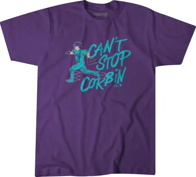 BreakingT Youth Arizona Diamondbacks Purple 'Can't Stop Corbin' Graphic T-Shirt