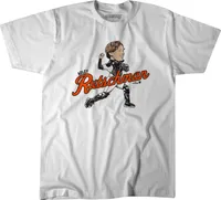 BreakingT Youth Baltimore Orioles Adley Rutschman Caricature White Graphic T-Shirt