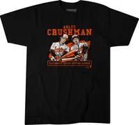 BreakingT Youth Baltimore Orioles Adley Rutschman 'Crushman' Black Graphic T-Shirt