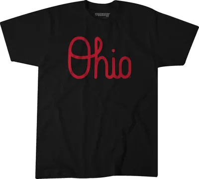 BreakingT Youth Ohio State Buckeyes Black Script T-Shirt