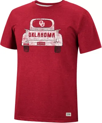 Wrangler Men's Oklahoma Sooners Crimson Pick-up Truck T-Shirt