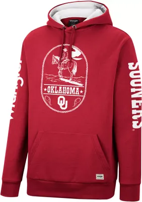 Wrangler Men's Oklahoma Sooners Crimson Roped Hooded Sweatshirt