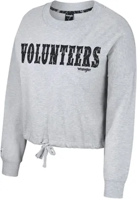 Wrangler Women's Tennessee Volunteers Heather Grey Crewneck Sweatshirt